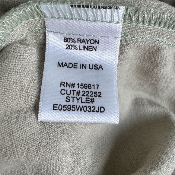 Altar'd State Sage Green Midi Cutout Dress - Picture 10 of 10